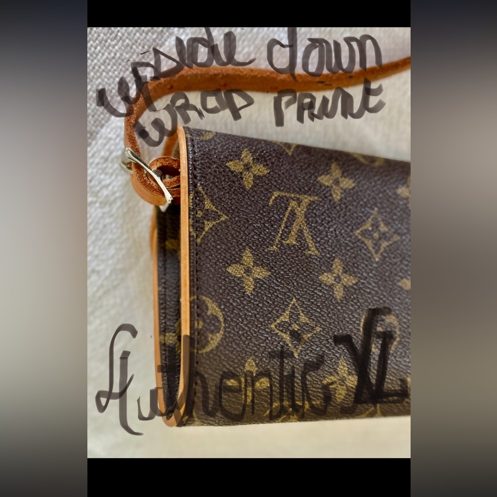 Authentic Louis Vuitton, envelope style 10”x4-1/2“ bag. - Picture 6 of 12